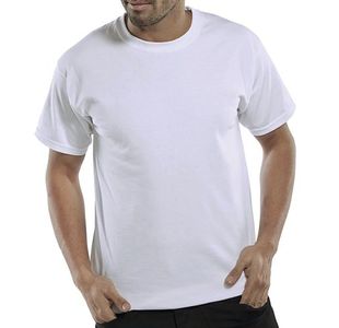 Beeswift Click Heavyweight Cotton T-shirt White M CLCTSHWWM