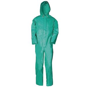 Beeswift Sioen Chemtex Coverall Waterproof Green Small CCHGS