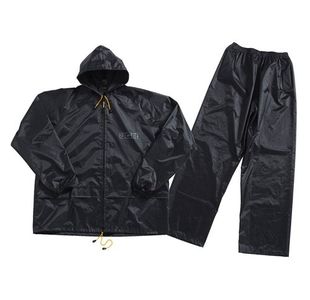 JCB Two-Piece Rainsuit Black XL D+AA-XL