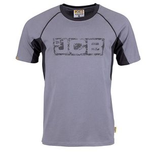 JCB Trade T-Shirt Grey/Black XL D+IC-XL