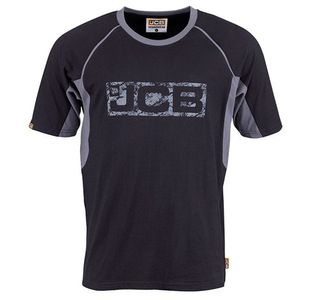 JCB Trade T-Shirt Black/Grey XL D+ID-XL