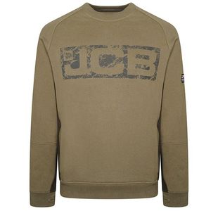 JCB Trade Crew Sweatshirt Olive XL Crew/OL-XL
