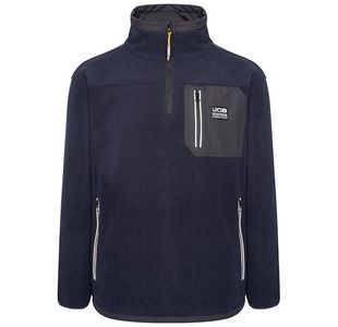 JCB Trade Heavyweight 1/4 Zip Navy M DK9T-M