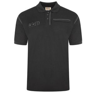 JCB Trade Work Polo Black 3XL D+29-X3L
