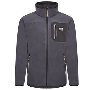 JCB Trade Fleece Full Zip Steel Blue XL DB7O-XL