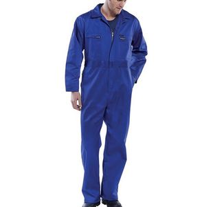 Beeswift Super Click Heavyweight Boilersuit Royal Blue 48 PCBSHWR48