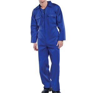 Beeswift Click Polycotton Regular Boilersuit Royal Blue 48 RPCBSR48