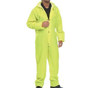 Beeswift Super B-Dri PU Coverall Saturn Yellow XL SBDCSYXL