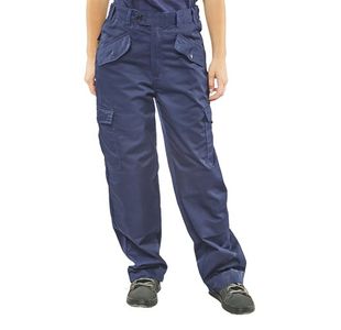 Beeswift Ladies Polycotton Trousers Navy Blue 24 LPCTHWN24