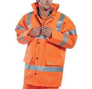 Beeswift 4 In 1 High Visibility Jacket and Bodywarmer Orange 4XL TJFSORX4XL