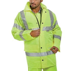 Beeswift 4 In 1 High Visibility Jacket and Bodywarmer Saturn Yellow L TJFSSYL