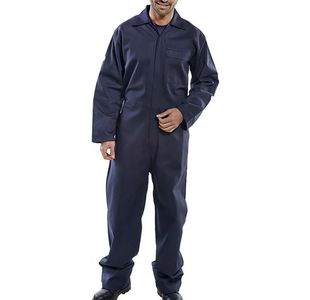 Beeswift Fire Retardant Boilersuit Navy Blue 36 CFRBSN36
