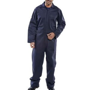Beeswift Fire Retardant Boilersuit Navy Blue 38 CFRBSN38
