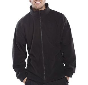 Beeswift Standard Full Zip Fleece Jacket Black Medium FLJBLM