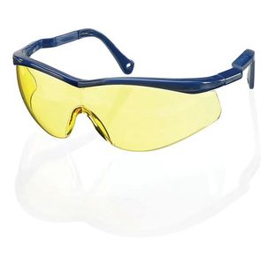 Beeswift Colorado Safety Spectacles Yellow Lens Blue Frame BBCSS2Y