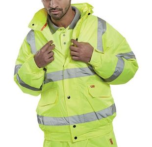 Beeswift Constructor Bomber Jacket Saturn Yellow 3XL CBJENGSY3XL