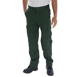Beeswift Super Click Drivers Trousers Bottle Green 38 PCTHWBG38