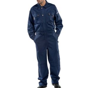 Beeswift Click Premium Boilersuit Stretch-Plus Navy Blue 40 CPCN40