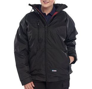 Beeswift Mercury Weather Proof Bomber Jacket Black M MUBJBLM