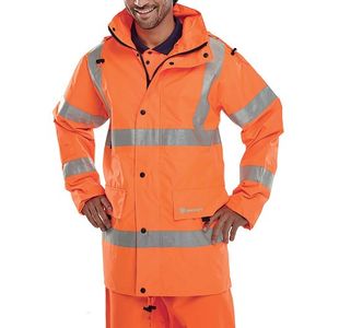 Beeswift Jubilee High Visibility Jacket Orange L JJORL