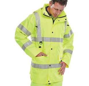 Beeswift Jubilee High Visibility Jacket Saturn Yellow 4XL JJSY4XL