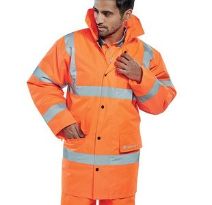 Beeswift Constructor High Visibility Jacket Orange 6XL CTJENGOR6XL