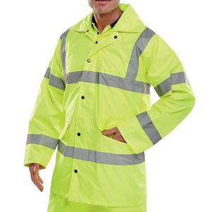 Beeswift High Visibility EN471 Lightweight Jacket Saturn Yellow 6XL TJ8SY6XL