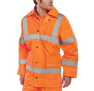 Beeswift High Visibility EN471 Lightweight Jacket Orange 3XL TJ8OR3XL