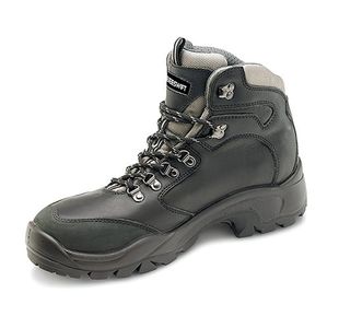 Beeswift PU Rubber D-Ring S3 Steel Toe Cap Safety Boots 1Pr Black 12 CF62BL12