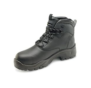 Beeswift PU Rubber Composite Toe Cap and Sole Protection S3 Safety Boots 1Pr Black 8 CF65BL08