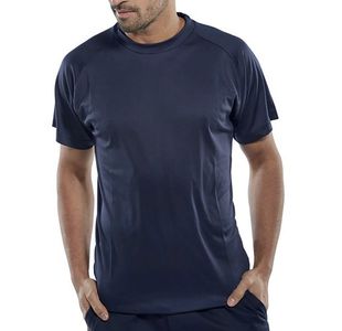 Beeswift Lightweight T-Shirt Navy Size 2XL BCTSN2XL