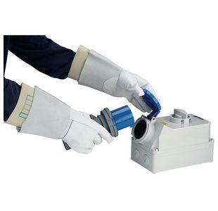 Beeswift Electrician Gloves Cover White 9 EGC09