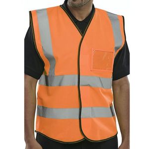 Beeswift High Visibility ID Vest Orange S BD108ORS