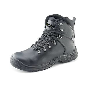 Beeswift Internal Metatarsal Dual Density PU Lace up S3 Safety Boots 1Pr Black 13 CF9MBL13