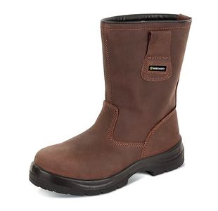 Beeswift Click S3 Pur Rigger Boots 1Pr Brown 10.5 CTF48BR10.5