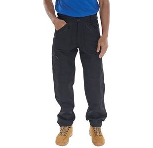 Beeswift Click Action Work Trousers Black 46S AWTBL46S
