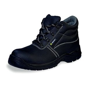 Beeswift Dual Density PU Chukka S3 4 D-Ring Steel Toe Capped Boots 1Pr Black 5 CF55BL05