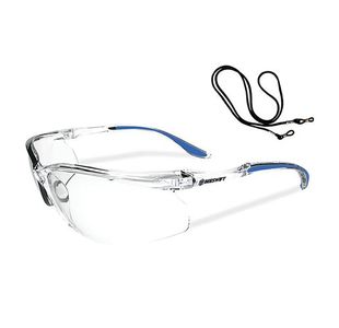 Beeswift Adjustable Safety Spectacles Clear/Clear Frame ZZ0060