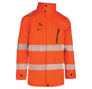 Beeswift Deltic High Visibility Foul Weather Jacket Orange L BSD21ORL