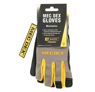 Beeswift Mec-DexPassion Plus Gloves 1Pr Grey XL BS049XL