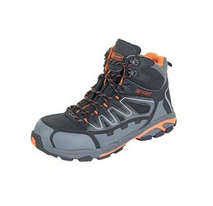 Beeswift Hiker S3 Safety Boots 1 Pair Composite Black/Orange 5 CF3505