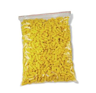Beeswift QED301 Earplugs Bulk Pack SNR 39 Yellow (Pack of 500) QED301BP