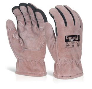 Beeswift Glovezilla Thermal Leather Gloves 1Pr Brown XL GZ50BRXL