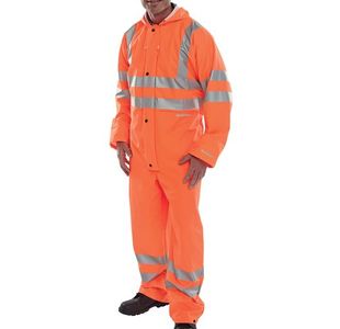 Beeswift Bseen PU Breathable Coverall Orange XL PUCORXL