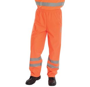 Beeswift Bseen PU Overtrousers Orange 2XL PUTOR2XL