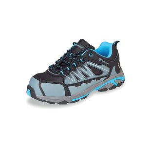 Beeswift S3 Composite Water Resistant Lace Up Trainer 1Pr Black/Blue 4 CF29B04