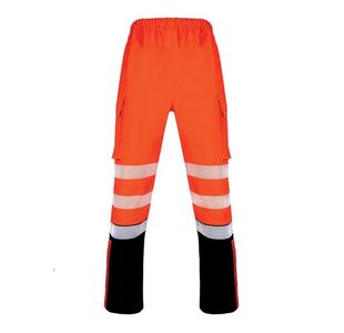 Beeswift Deltic High Visibility Over Trousers Two Tone Orange/Black S BSDTRTTORBLS