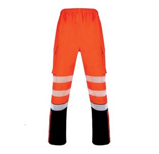 Beeswift Deltic High Visibility Over Trousers Two Tone Orange/Black XL BSDTRTTORBLXL