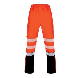 Beeswift Deltic High Visibility Over Trousers Two Tone Orange/Black 6XL BSDTRTTORBL6XL