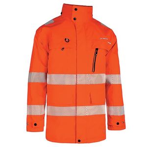 Beeswift Deltic High Visibility Foul Weather Jacket Orange 5XL BSD21OR5xL